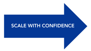 Scale with confidence button