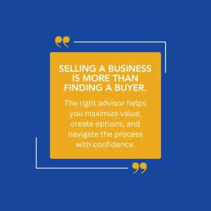 "Selling a business is more than finding a buyer"